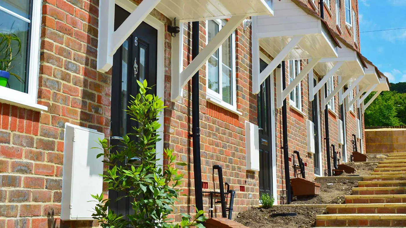 Composite door installations on terraced properties, Stoke Poges